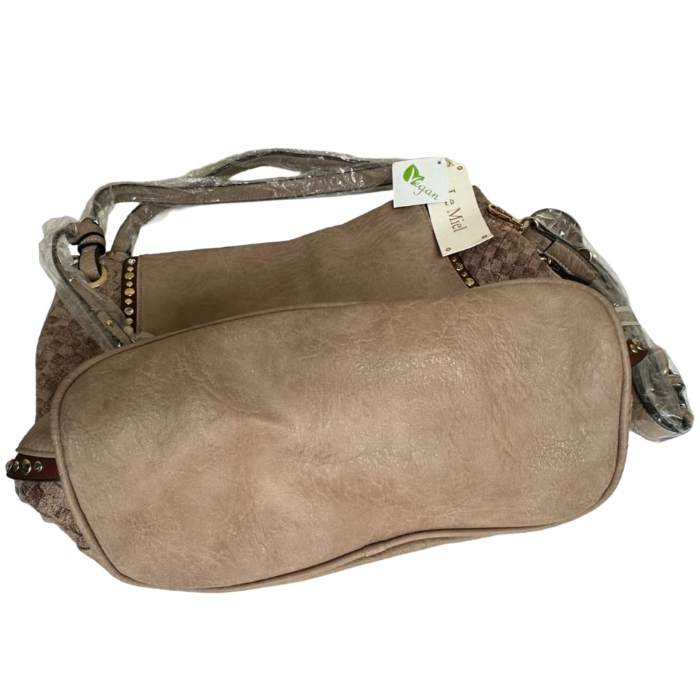 NWT - Slouchy Shoulder Bag with Metallic Embellishments - Picture 5 of 5